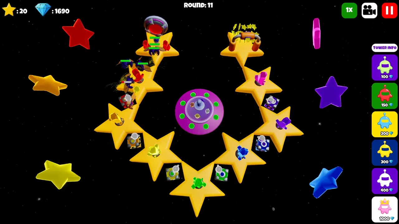 Glowbot Tower Defense Screenshot 3