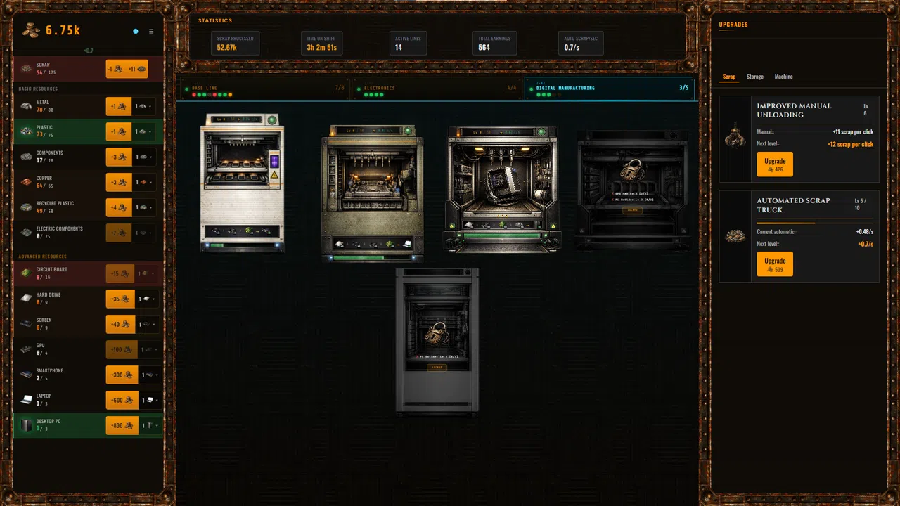 Scrap Yard Idle Screenshot 2