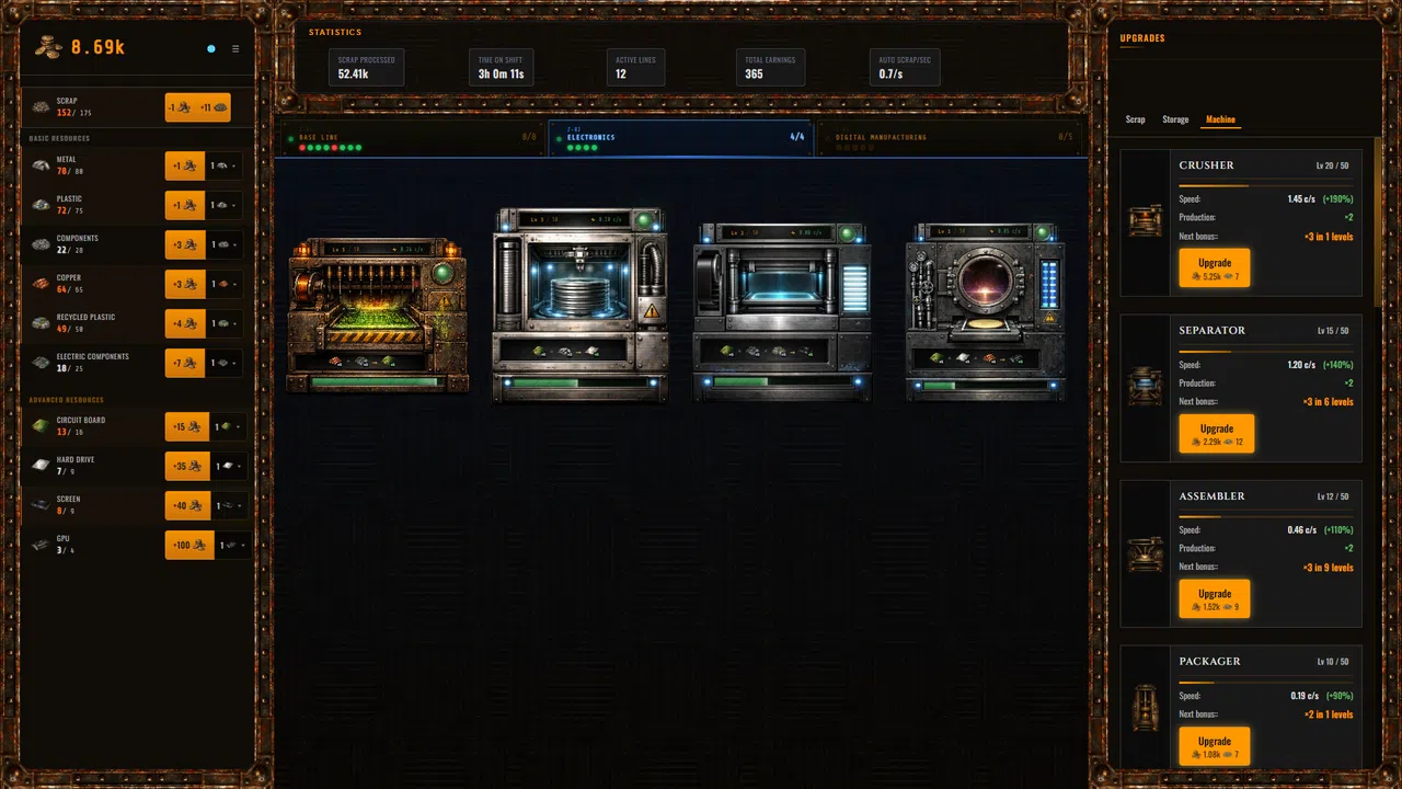 Scrap Yard Idle Screenshot 1