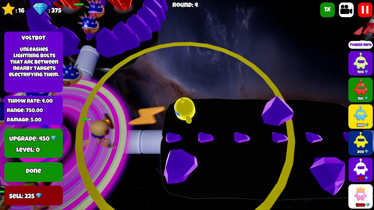 Glowbot Tower Defense Demo Screenshot 2