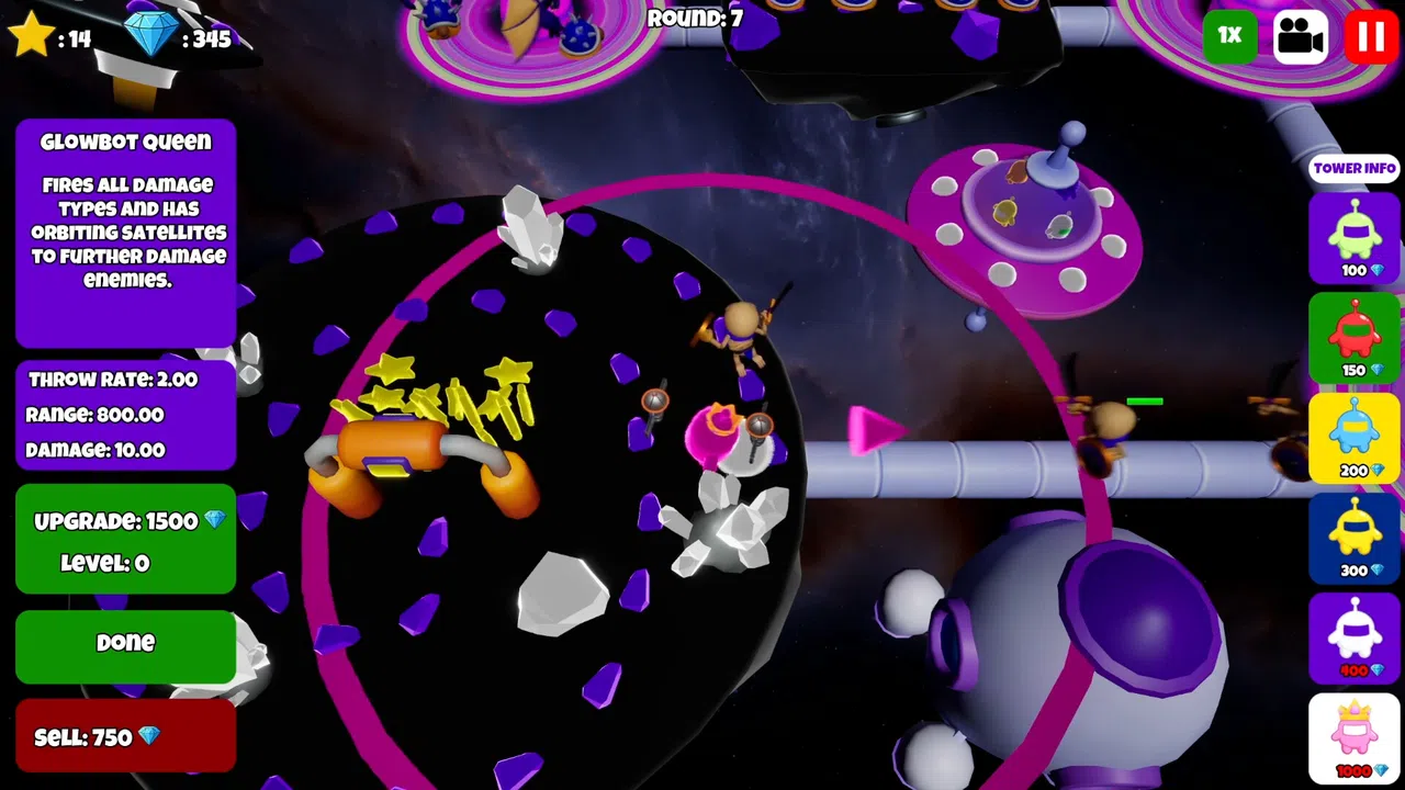 Glowbot Tower Defense Demo Screenshot 7