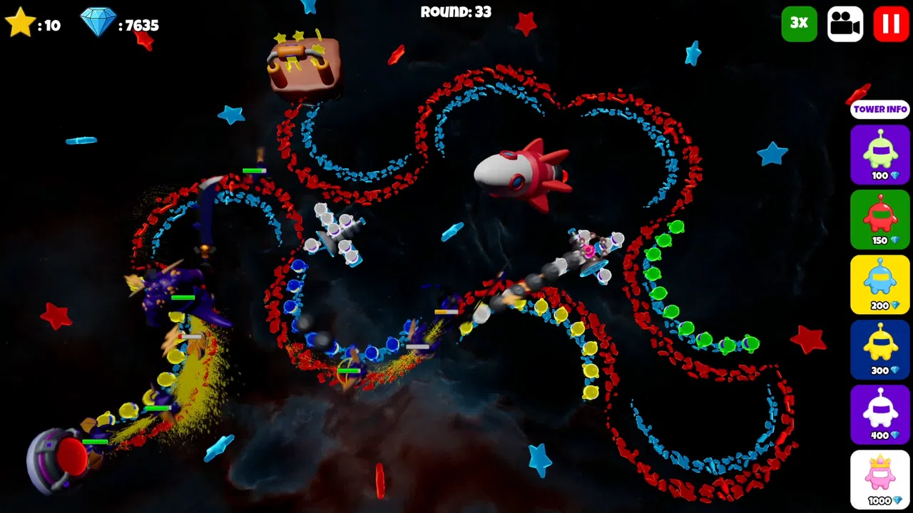 Glowbot Tower Defense Demo Screenshot 1