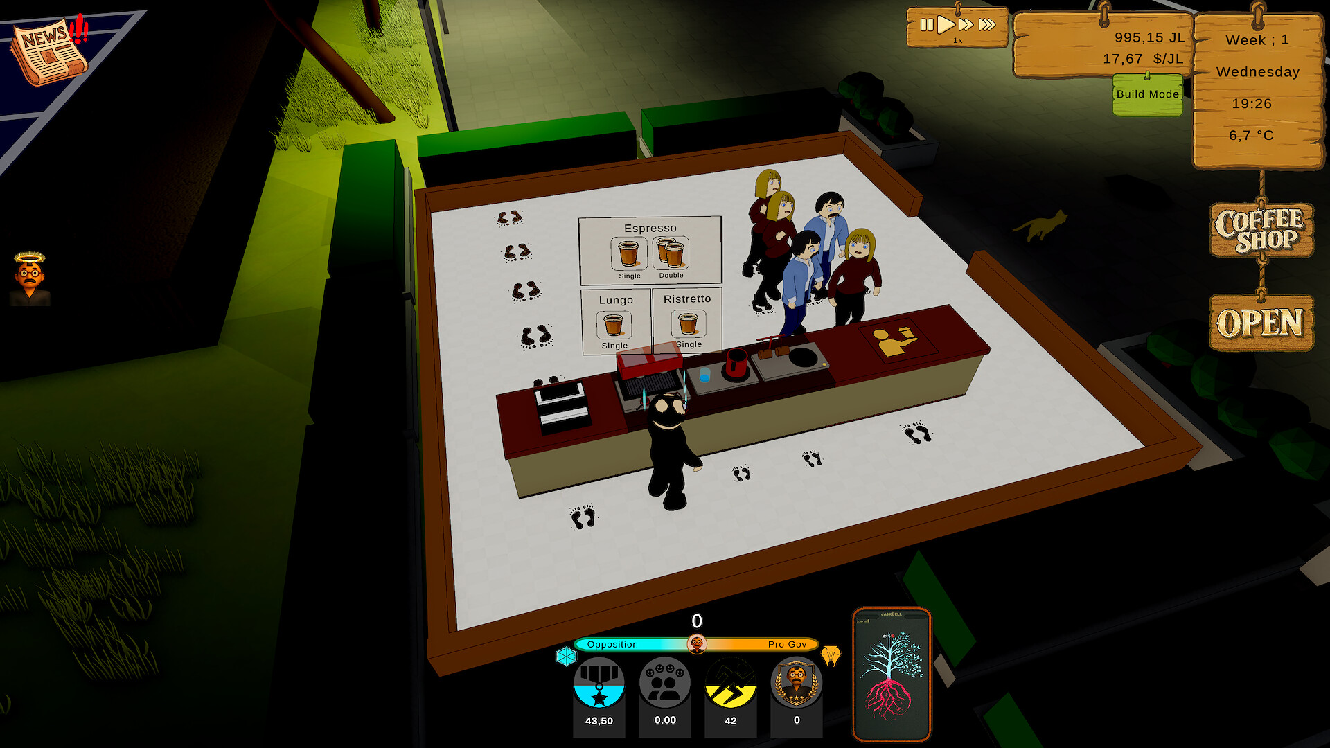 Life in Jasskia: a Coffee Shop Demo Screenshot 5