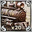 Solid rolling stocks icon