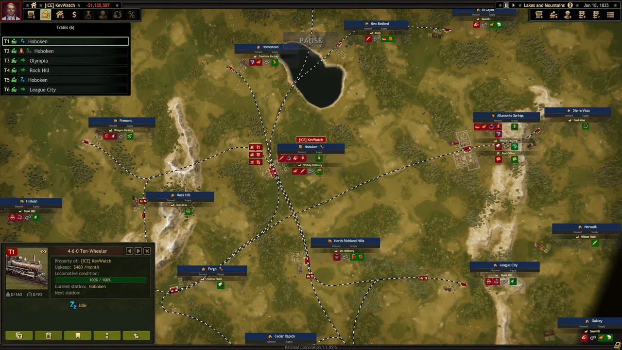 Railroad Corporation Screenshot 2