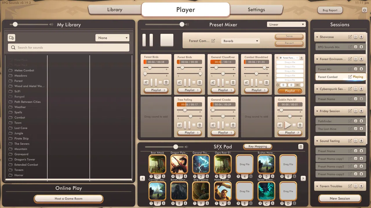 RPG Sounds Screenshot 3