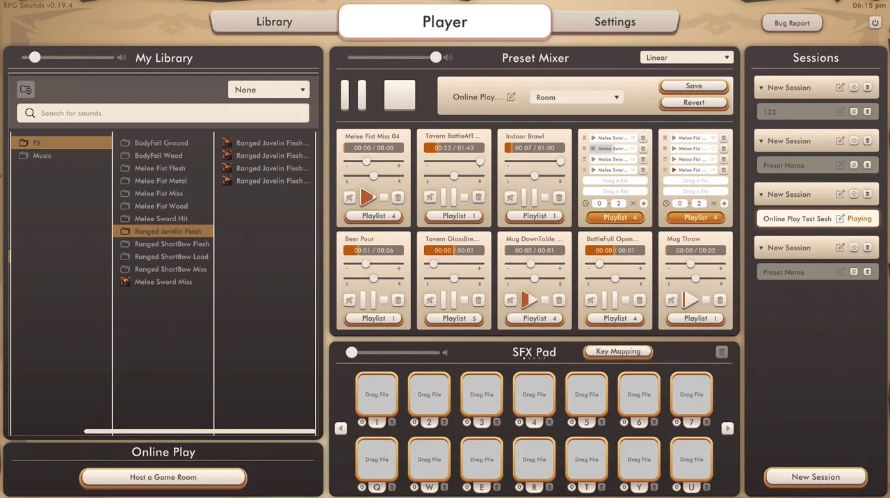 RPG Sounds Screenshot 0