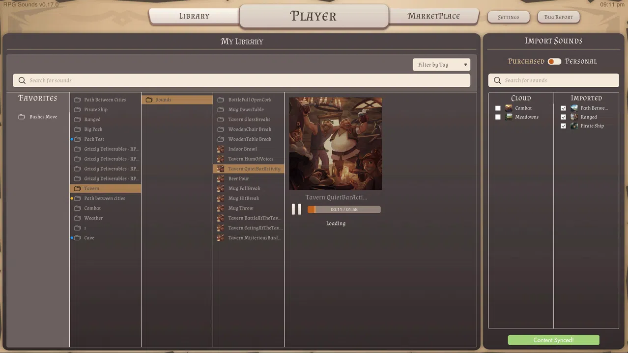RPG Sounds Screenshot 4