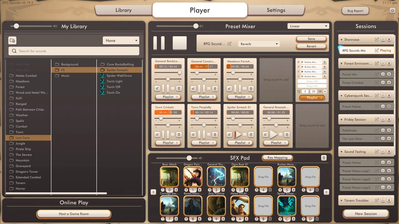 RPG Sounds Screenshot 2