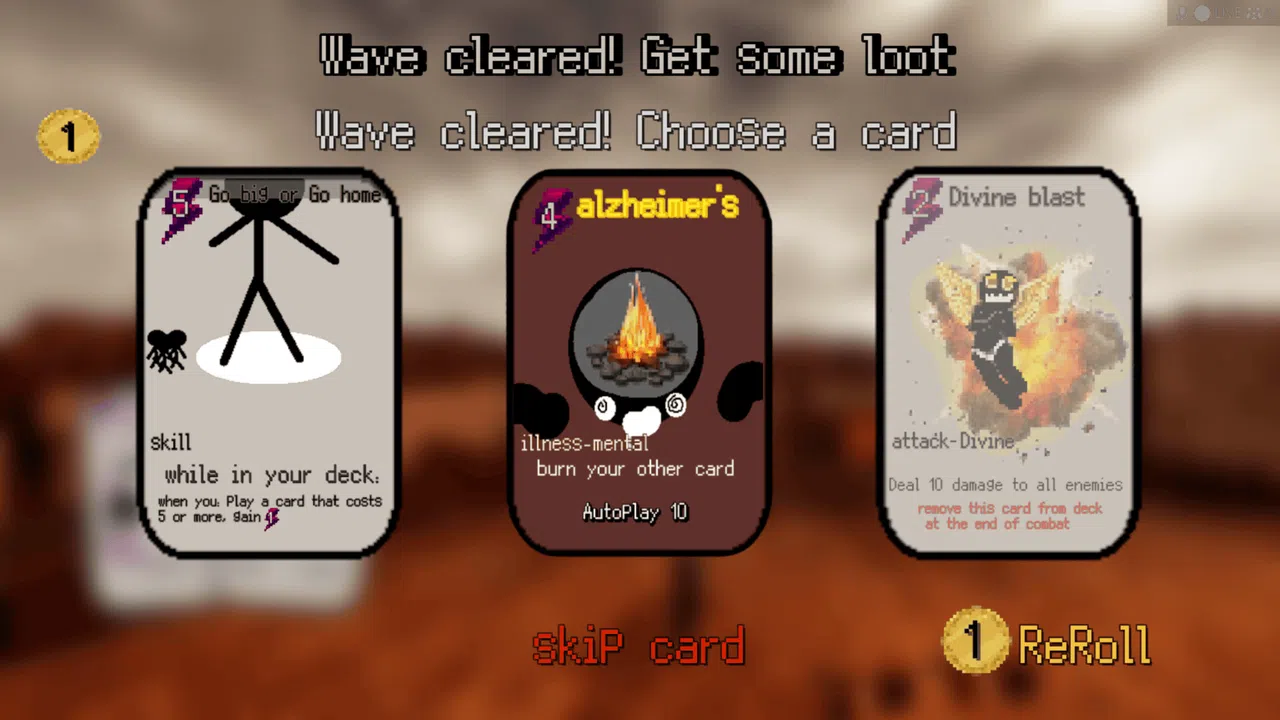 Cards of Action Demo Screenshot 1