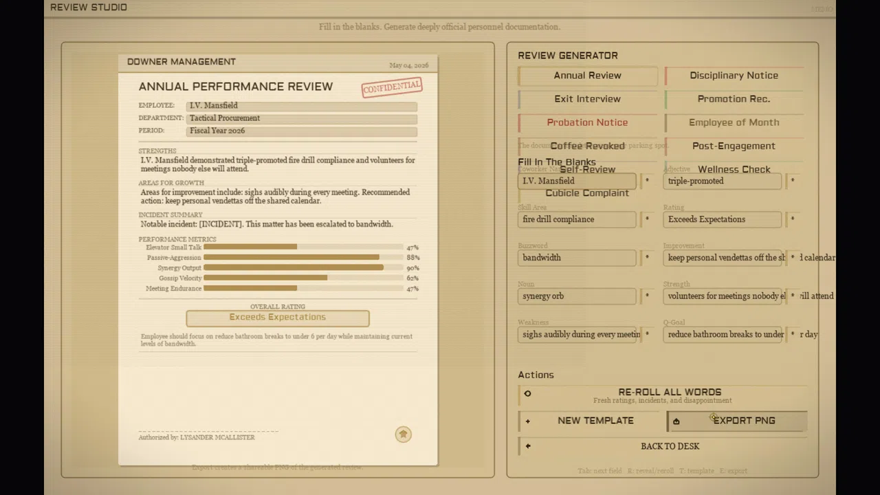 Downer Management Screenshot 27