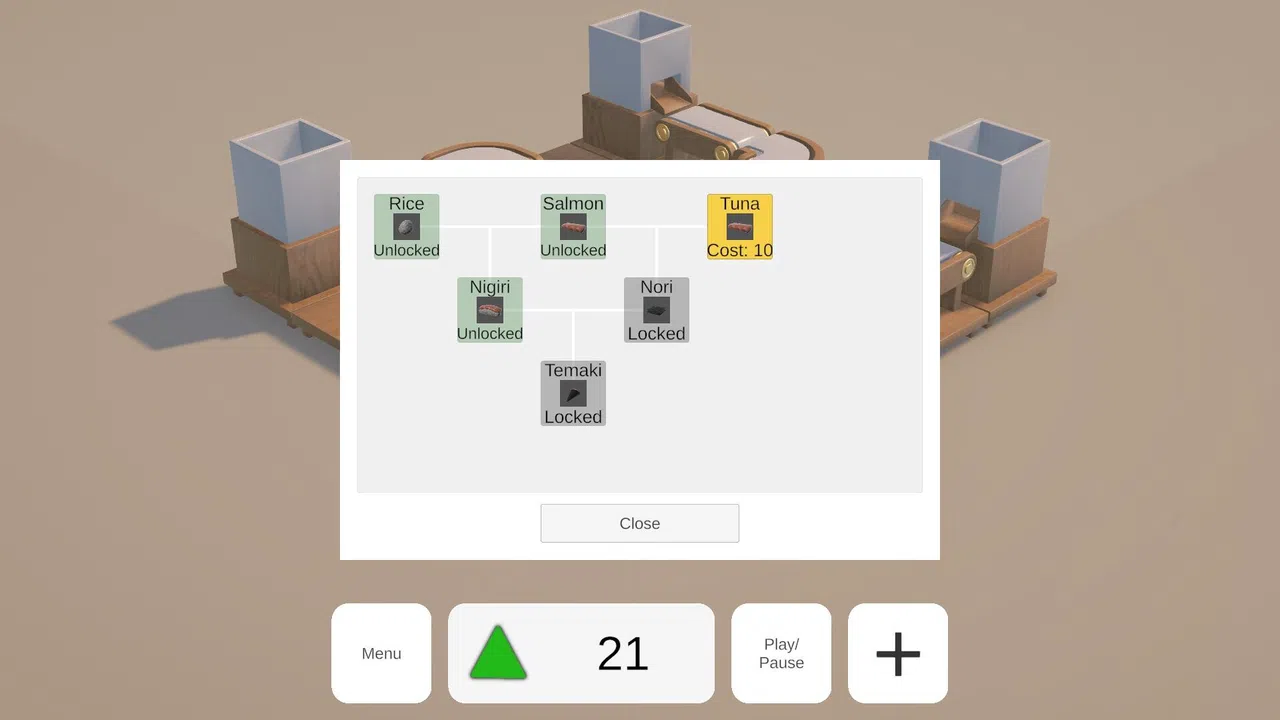 Mini Sushi Factory Demo Screenshot 1