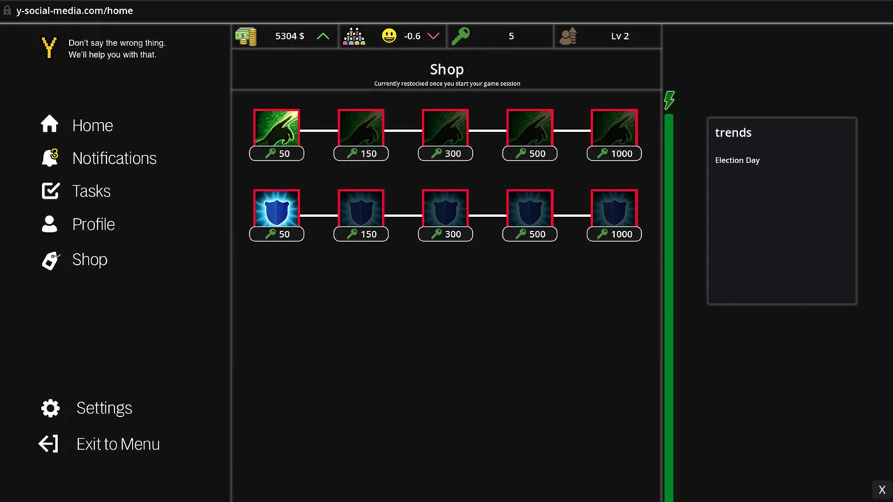 Y: Solo Mod Simulator Screenshot 4