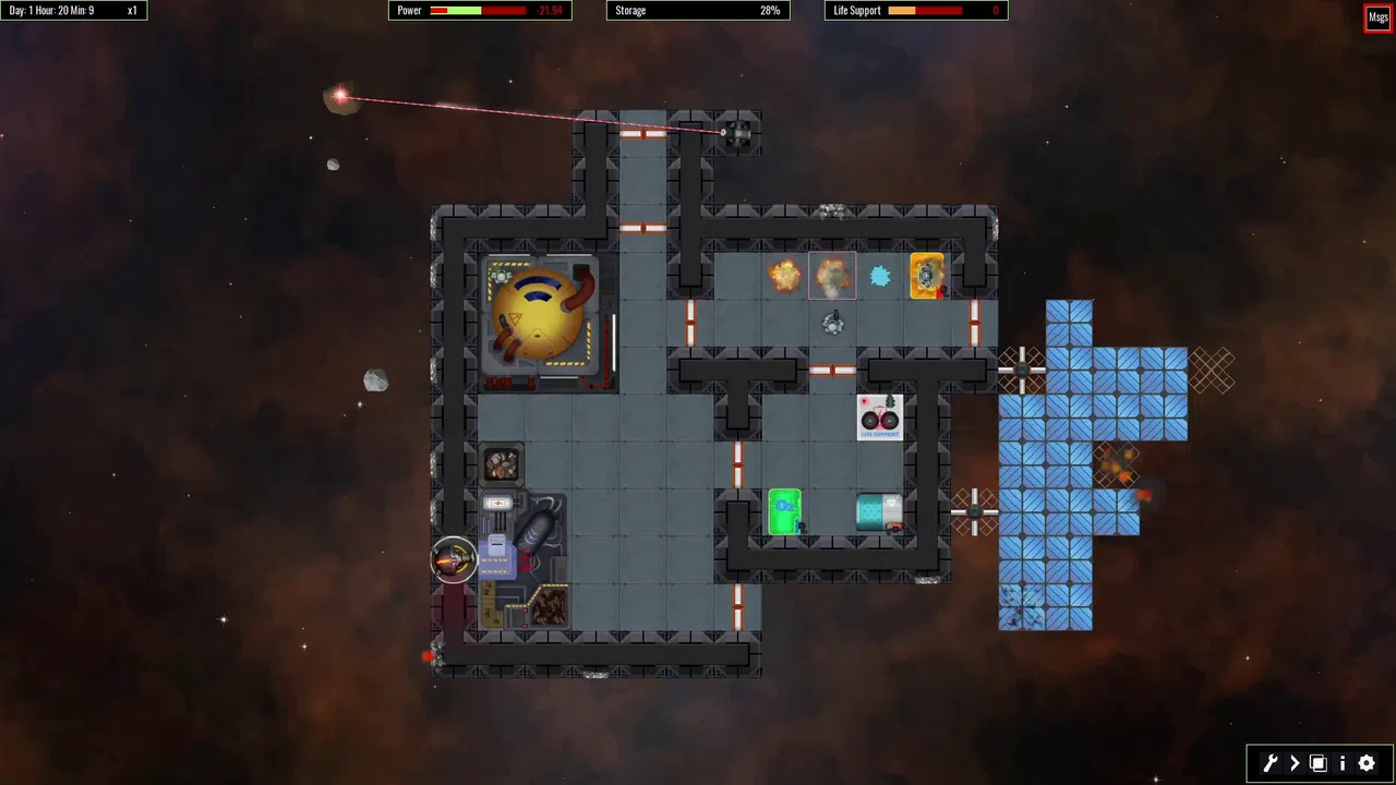 Deep Space Outpost Demo Screenshot 0