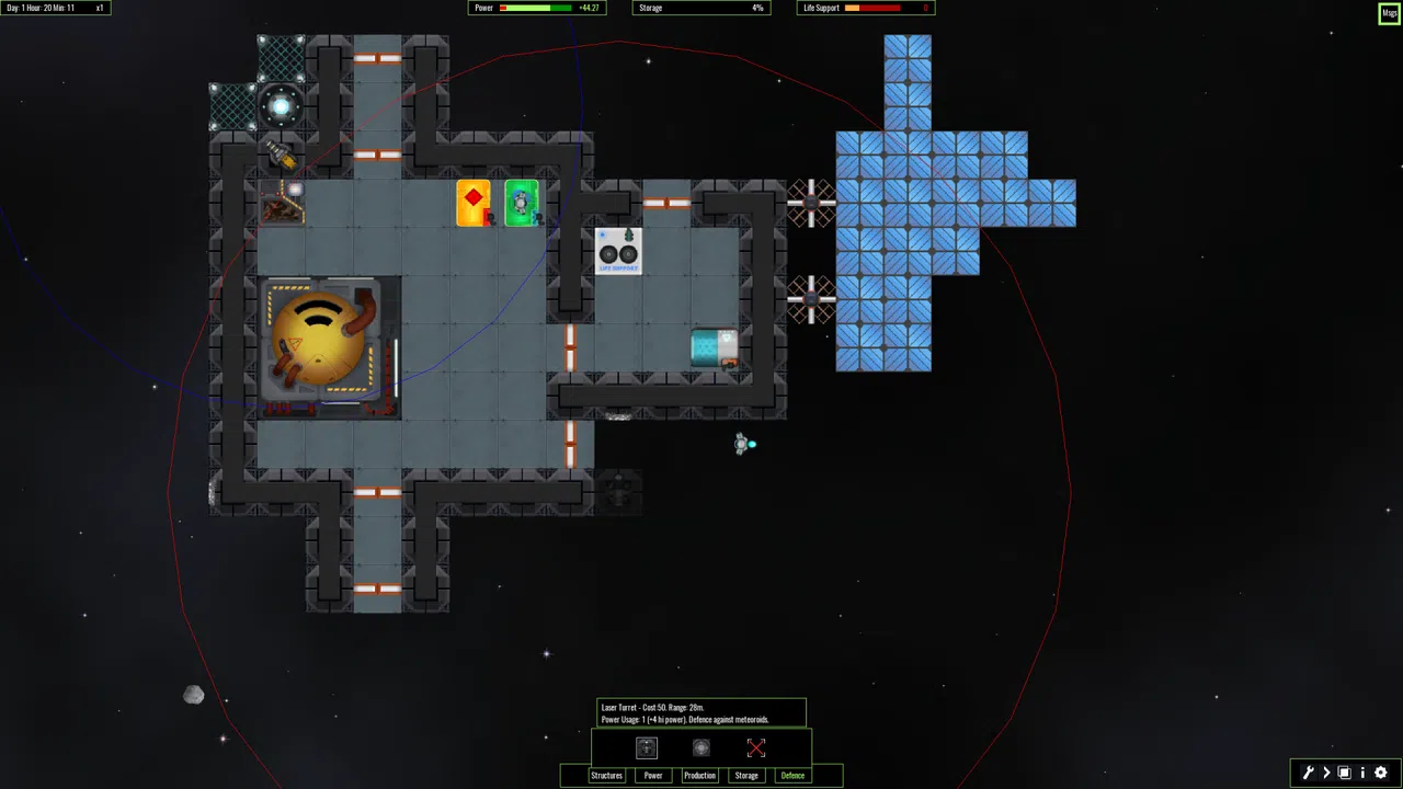 Deep Space Outpost Demo Screenshot 1