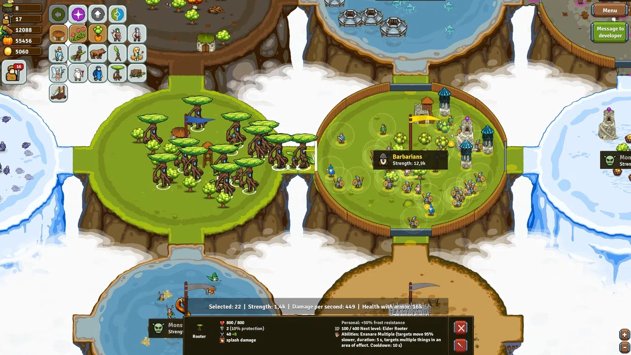 Circle Empires Rivals: Forces of Nature Screenshot 3