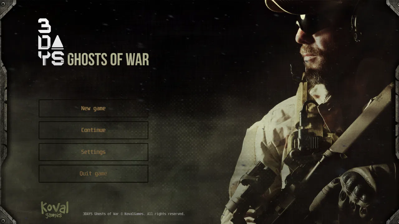 3 DAYS: Ghosts of War Screenshot 0