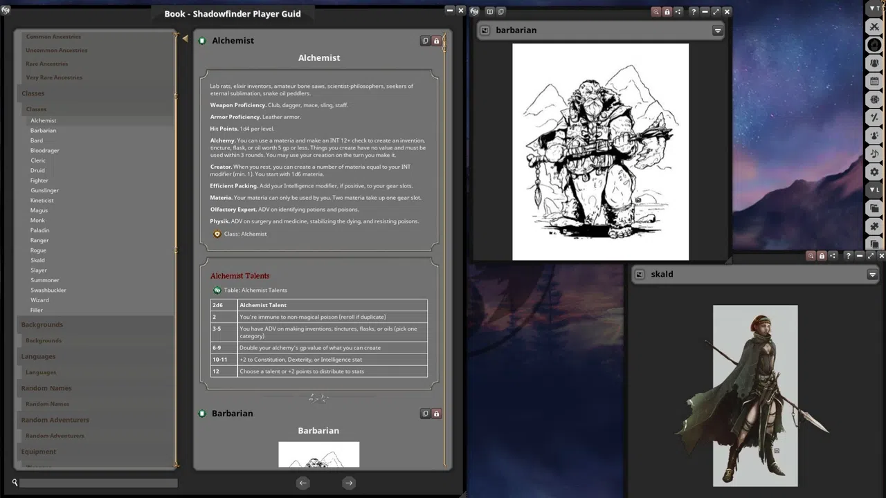 Fantasy Grounds - Shadowfinder Roleplaying Game Player's Guide Screenshot 2