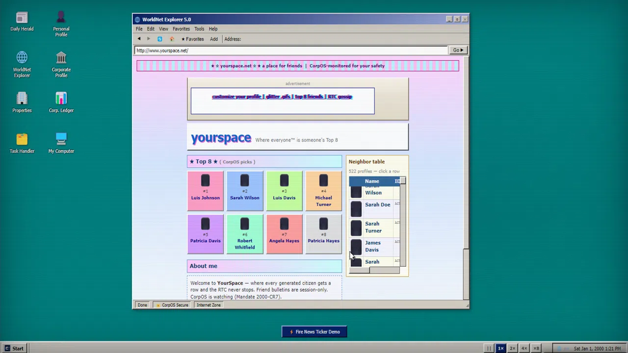 CorpOS 2000 Screenshot 12