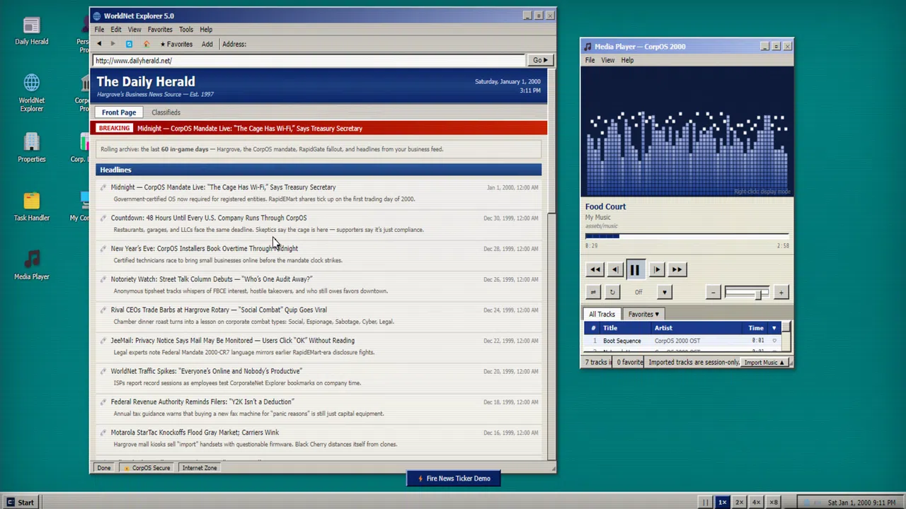 CorpOS 2000 Screenshot 5