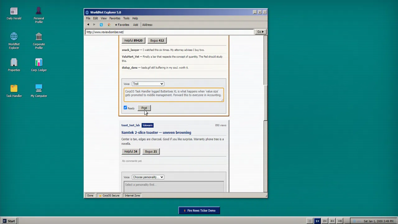 CorpOS 2000 Screenshot 10