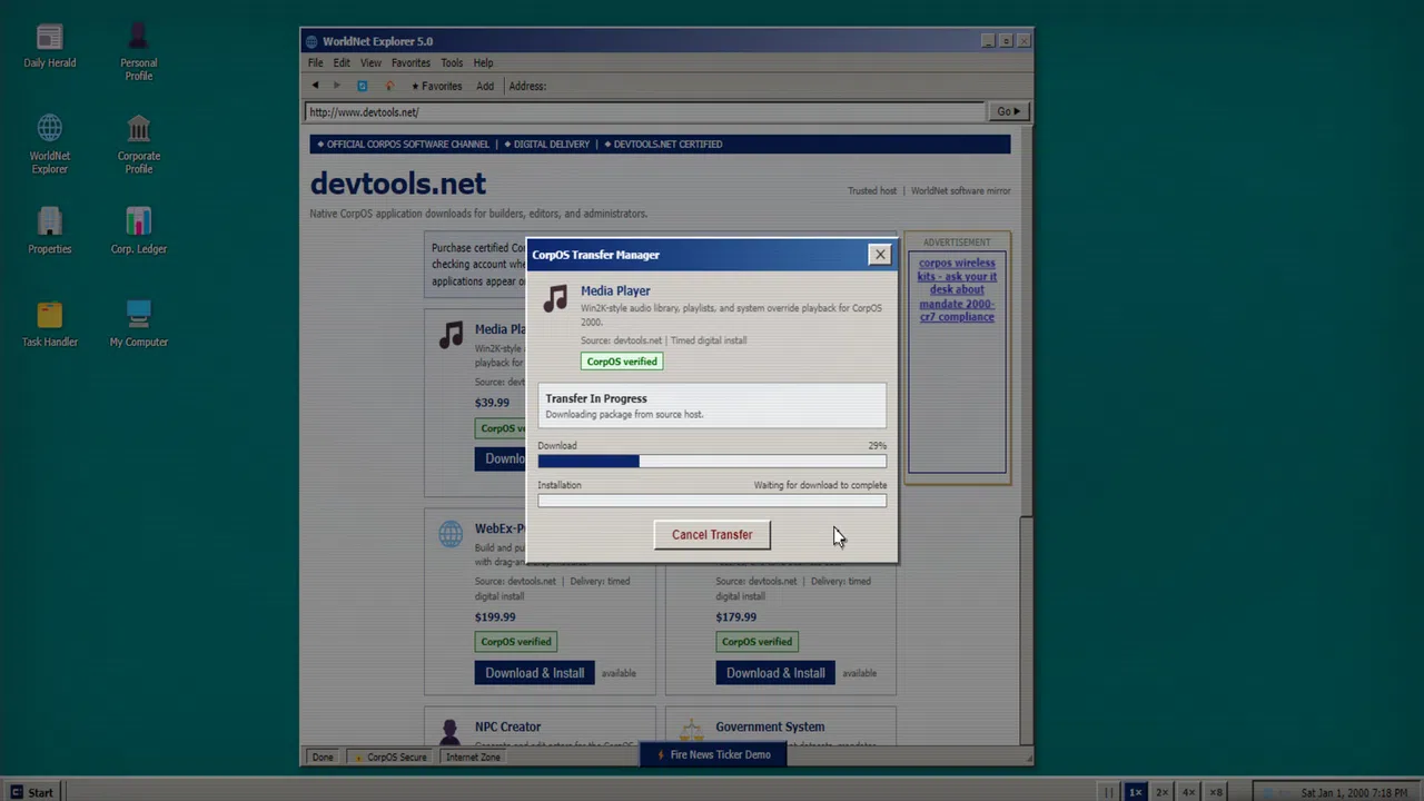 CorpOS 2000 Screenshot 7