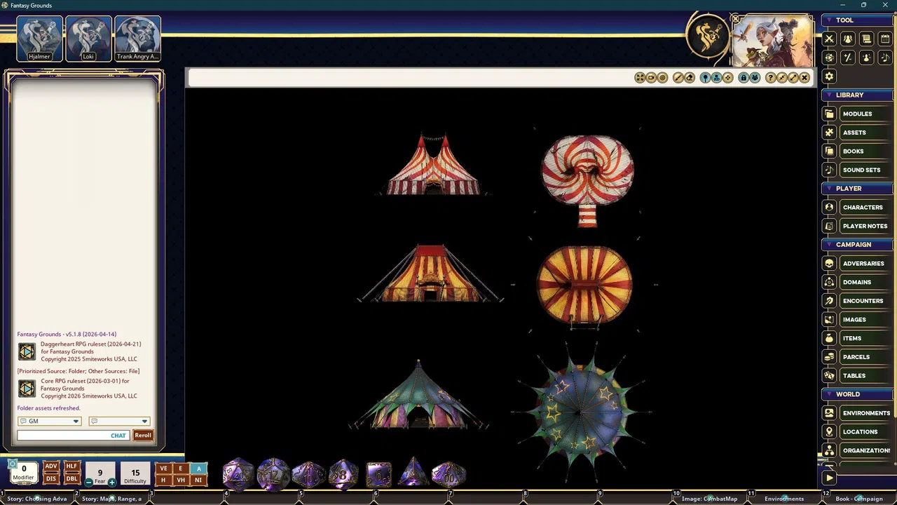 Fantasy Grounds - FG Immersive Carnival Map Pack Screenshot 0