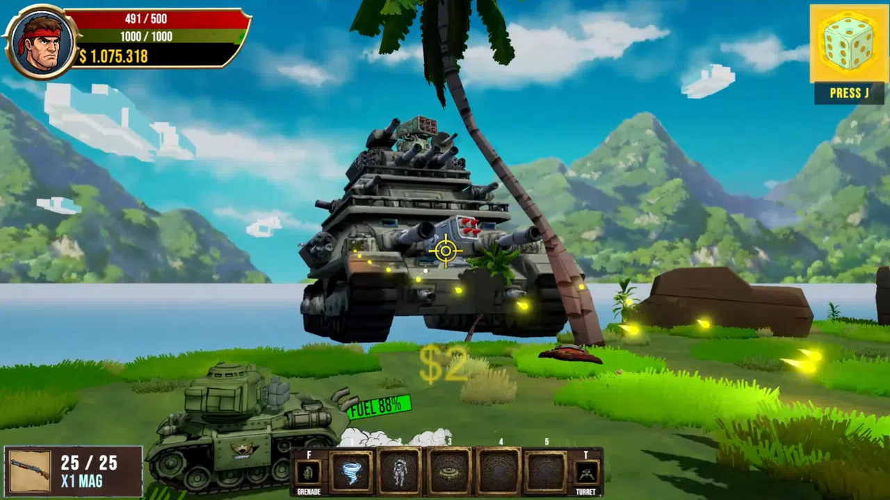 Heavy Mental: A Co-op Action Roguelite Screenshot 3