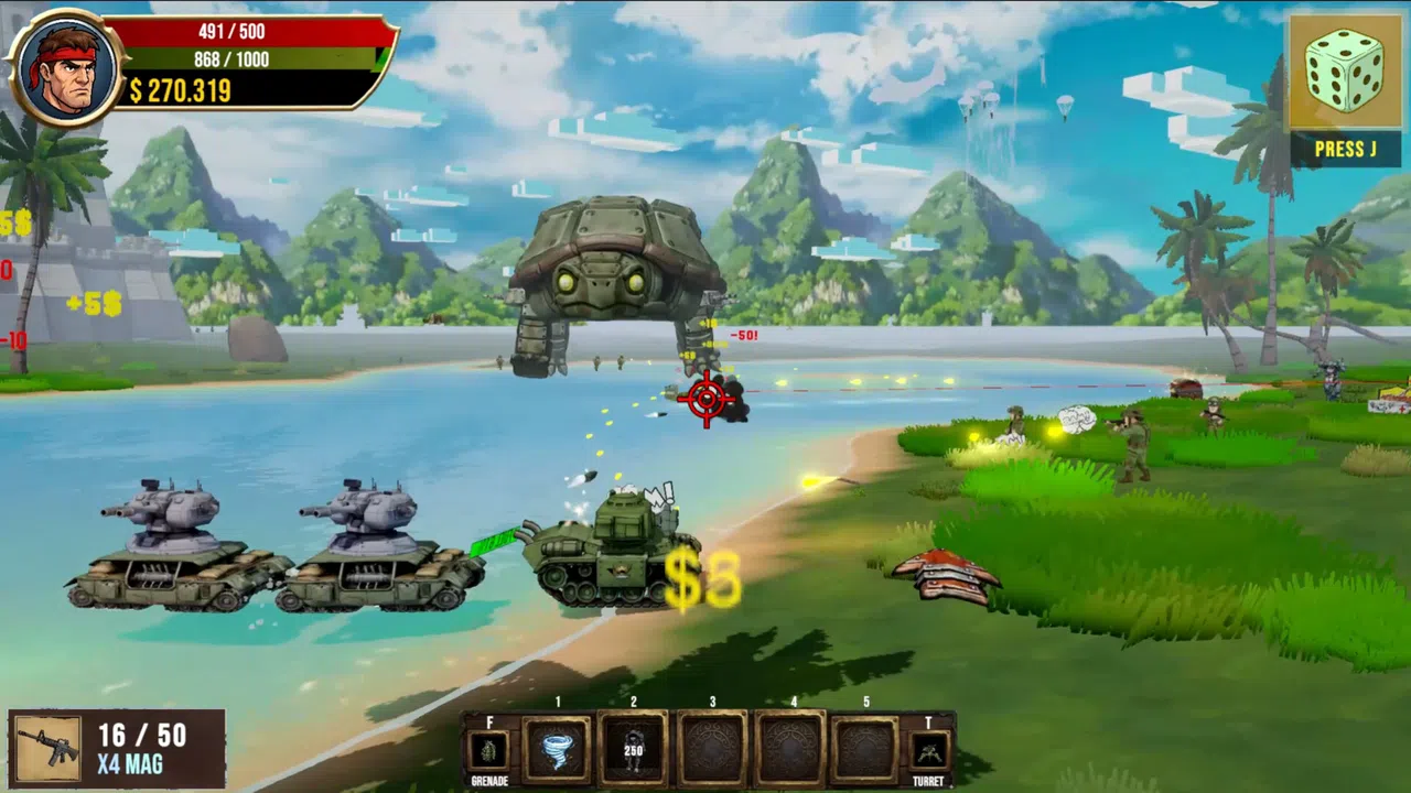 Heavy Mental: A Co-op Action Roguelite Screenshot 7