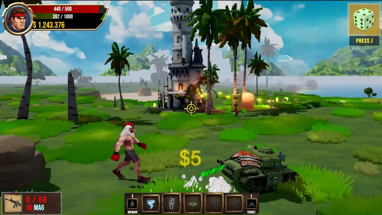 Heavy Mental: A Co-op Action Roguelite Screenshot 8