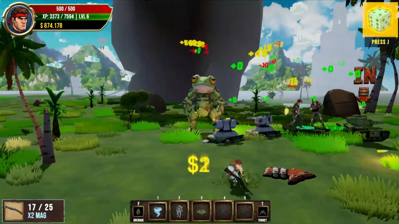 Heavy Mental: A Co-op Action Roguelite Screenshot 5