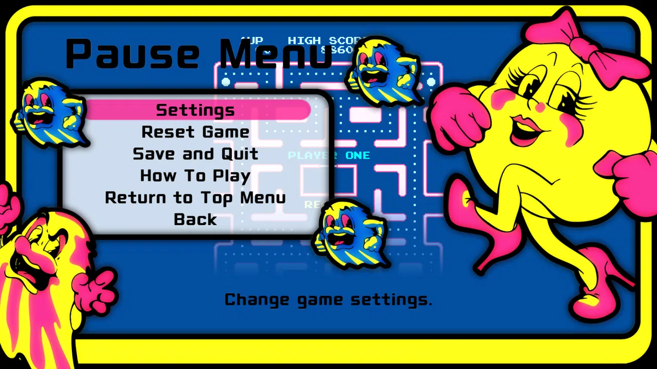 ARCADE GAME SERIES: Ms. PAC-MAN Screenshot 1