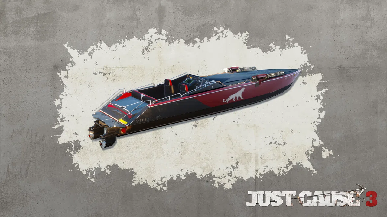 Just Cause™ 3 - Mini-Gun Racing Boat Screenshot 0
