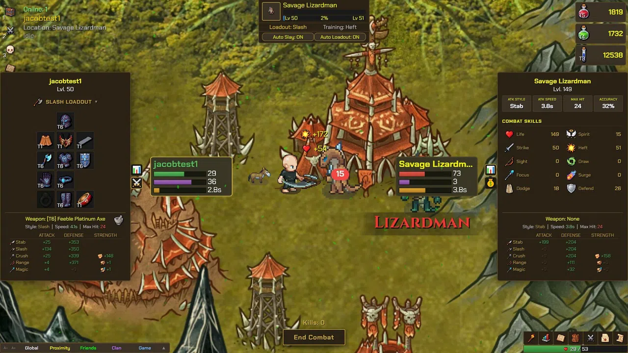 Scapewatch: Idle MMO Screenshot 0