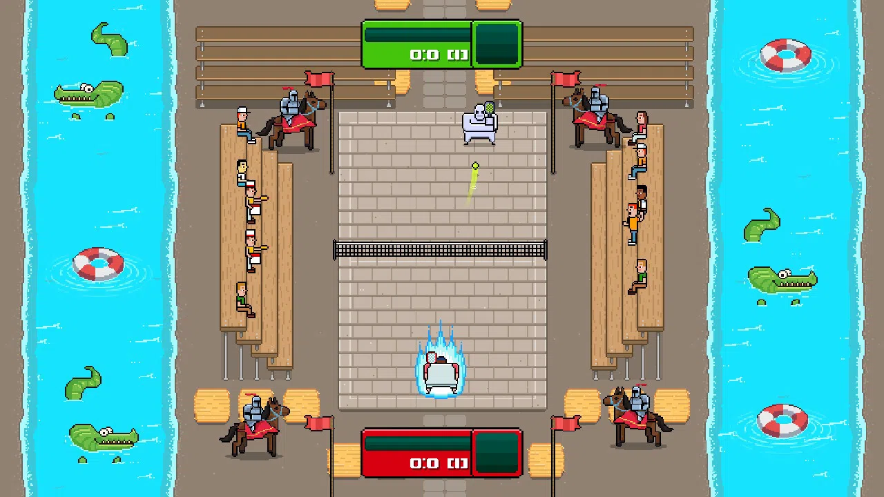 Timber Tennis: Versus Screenshot 0