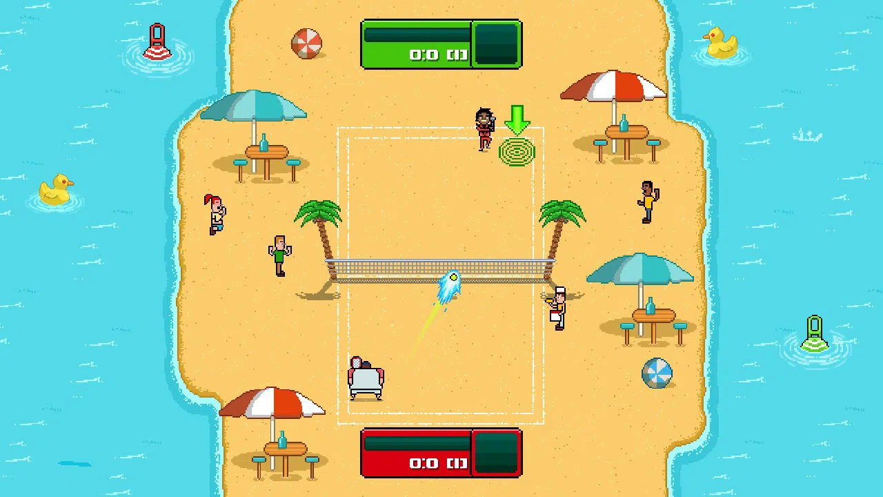 Timber Tennis: Versus Screenshot 4