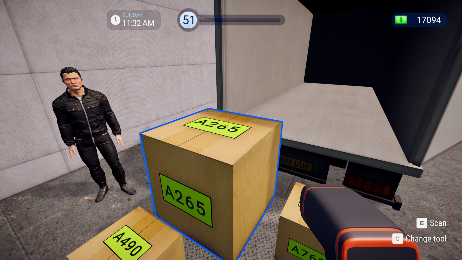 Parcel Delivery Simulator Demo Screenshot 2