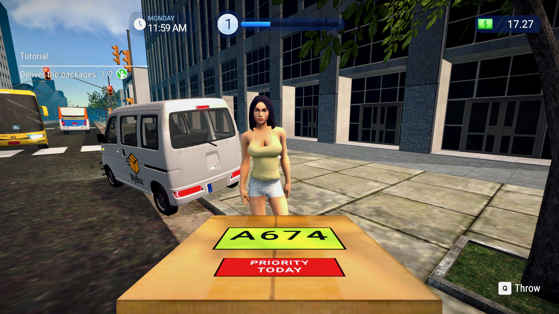 Parcel Delivery Simulator Demo Screenshot 0