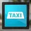 Taxi service icon