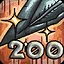 Unit attack reaches 200 icon
