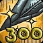 Unit attack reaches 300 icon