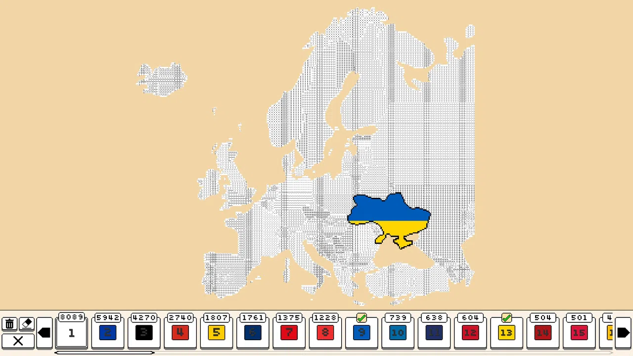 Coloring Pixels - Flag 2 Pack Screenshot 2