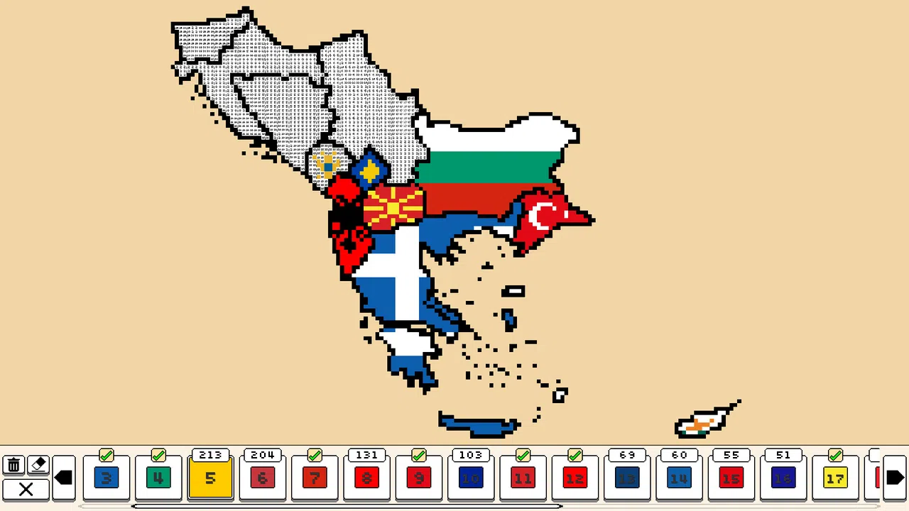 Coloring Pixels - Flag 2 Pack Screenshot 0