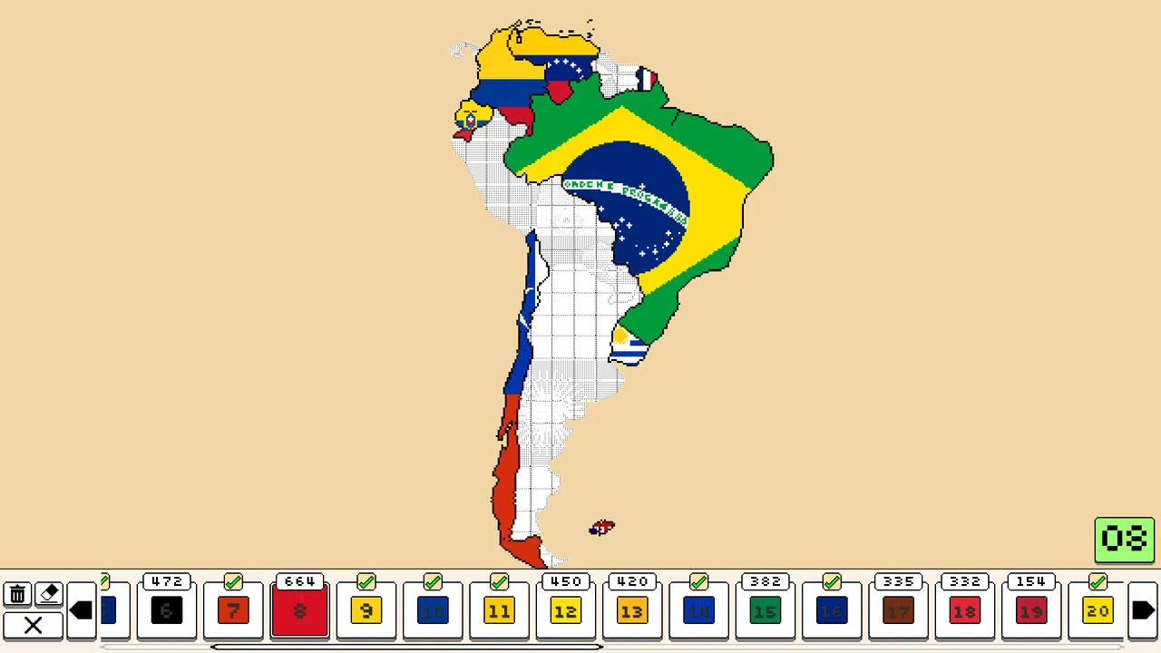 Coloring Pixels - Flag 2 Pack Screenshot 4