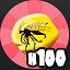 Pick up 100 amber stones icon