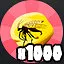 Pick up 1000 amber stones icon