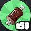 Pick up 50 pieces of meat icon
