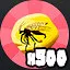Pick up 500 amber stones icon