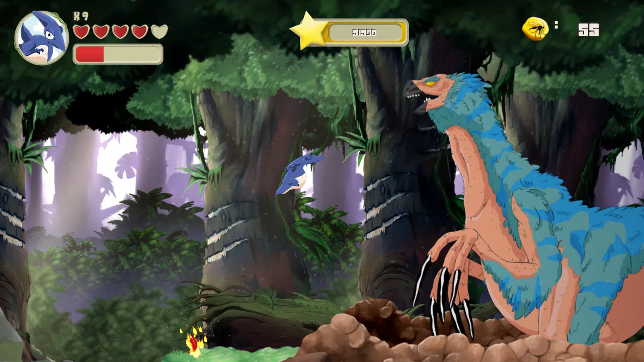 Super Saurio Fly: Jurassic Edition Screenshot 1