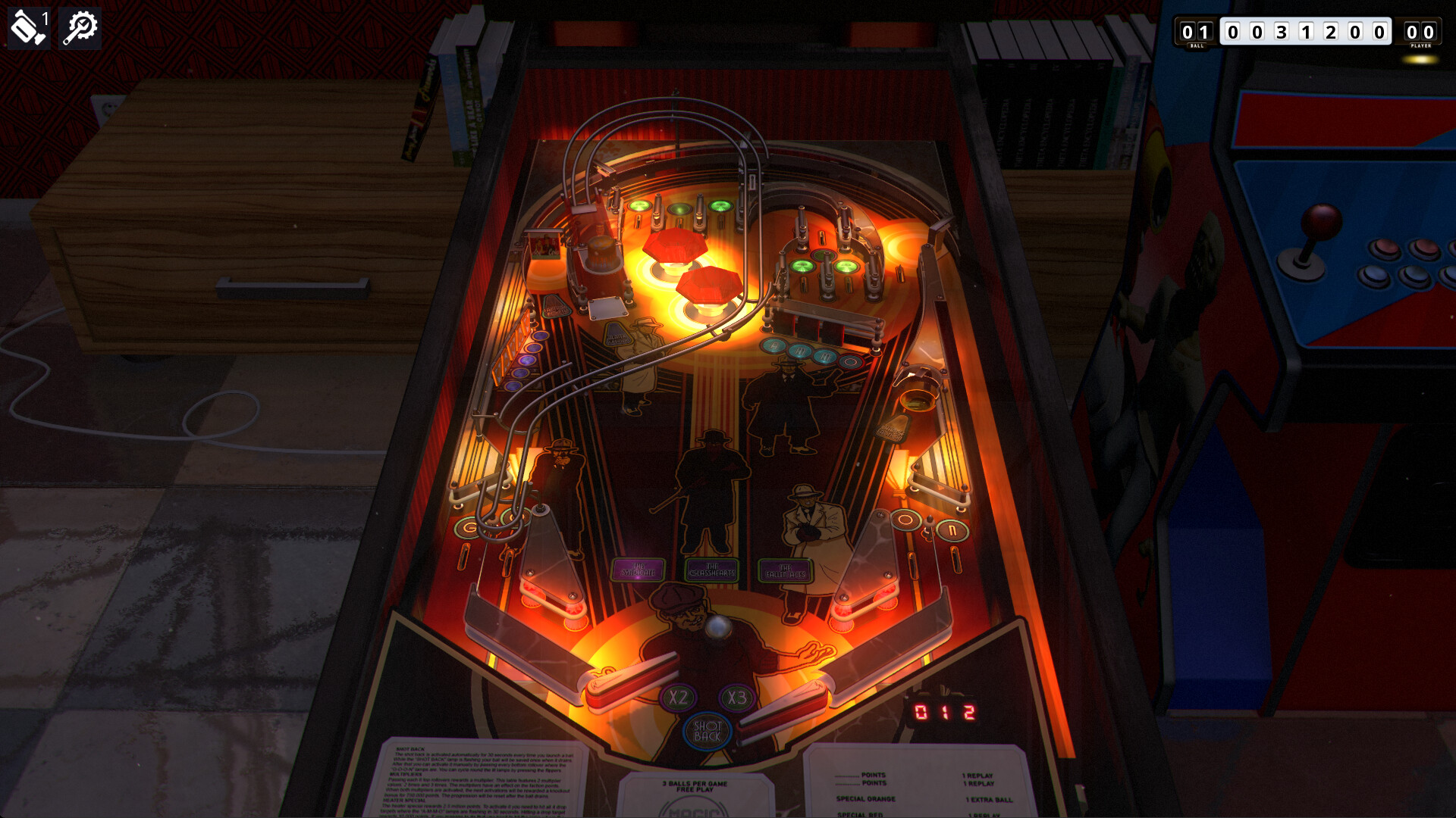 Zaccaria Pinball - Fallen Aces Table Pack Screenshot 1